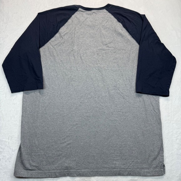 Duluth Trading Co. Longtail T Shirt Raglan A Cut Above Gray Black XL - Picture 6 of 7